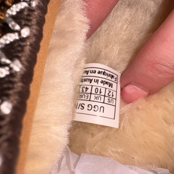 UGG Brown and Cream Slippers - Picture 2 of 2